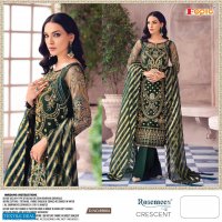 FEPIC CRESENT GEORGETTE NET HANDWORK PAKISTANI DRESS MATERIALS WHOLESALER