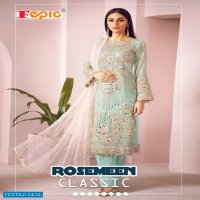 FEPIC ROSEMEEN CLASSIC NET GEORGETTE PAKISTANI SALWAR SUITS