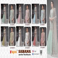 FEPIC SABANA BLOCKBUSTER NET HEAVY EMBROIDERY PAKISTANI SALWAR KAMEEZ