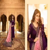 FIONA KRITIKA HEAVY DUPATTA VOL 9 SATIN GEORGETTE PARTY WEAR SUIT WHOLESALER