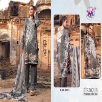FIRDOUS BY M3 FASHION JAM COTTON PRINT WITH EMBROIDERY PAKISTANI DRESS MATERIALS
