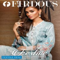 FIRDOUS FESTIVE SCHIFFLI LUXURY EMBROIDERED LAWN COLLECTION