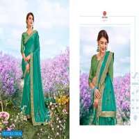 FLORA BY SEEMAYA MOSS CHIFFON FANTASTIC DESIGNER SAREE WHOLESALER