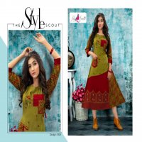 FLY FREE PRESENT SAANA SILK PRINTED LONG GOWN COLLECTION KURTI DESIGNS DOWNLOAD ZIP