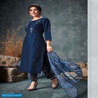 FRAGRANCE BY VINK ORGANZA SILK READYMADE INDIAN SALWAR SUITS