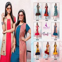 FROOTY VOL 2 BY MAYRA RAYON PRINT WITH ATTACHED JACKET PATTERN EXCLUSIVE KURTI