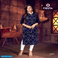 Fiesta Indian Culture Wholesale Shopping Embroidered Kurtis Catalog