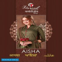 Floreon Aisha Wholesale Shopping Cotton Formal Dress Material