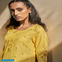 Four Buttons Lemon Vol-2 Wholesale Shopping Kurti With Bottom And Dupatta