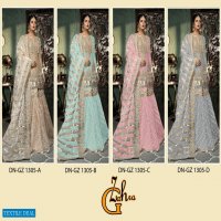 G Zahra 1305 Colour Wholesale heavy Pakistani Dress