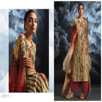 GANGA NILA PURE WOOL PASHMINA PRINTED SALWAR SUIT CLOTHING STORE IN SURAT MARKET