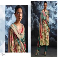 GANGA NILA PURE WOOL PASHMINA PRINTED SALWAR SUIT CLOTHING STORE IN SURAT MARKET