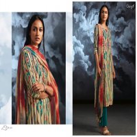 GANGA NILA PURE WOOL PASHMINA PRINTED SALWAR SUIT CLOTHING STORE IN SURAT MARKET