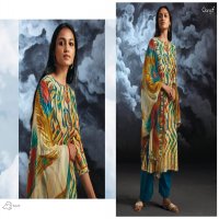 GANGA NILA PURE WOOL PASHMINA PRINTED SALWAR SUIT CLOTHING STORE IN SURAT MARKET