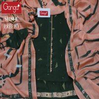 GANGA NON CATALOG S0180 PREETO WOOL DOBBY PRINTED HEAVY SALWAR SUITS WHOLESALER
