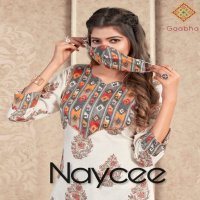 Gaabha Naycee Kurti With Pant And Mask Collection