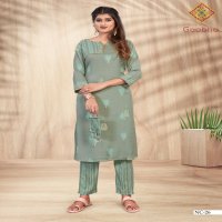 Gaabha Naycee Kurti With Pant And Mask Collection