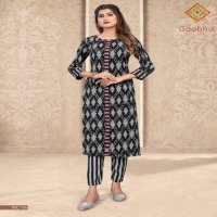Gaabha Naycee Kurti With Pant And Mask Collection