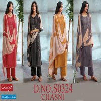 Ganga Chasni S0324 Wholesale Casual Salwar Suits