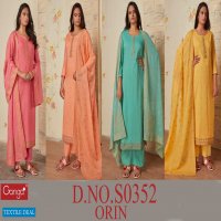 Ganga Orin S0352 Wholesale Casual Indian Suits