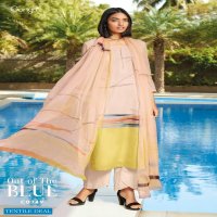 Ganga Out Of The Blue Wholesale Pure Linen Digital Salwar Kameez