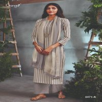 Ganga Siya 0471 Wholesale Super Cotton Printed With Embroidery Dress Material