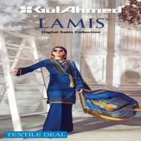Gul Ahmed Lamis Digital Satin Collection Wholesale pakistani Catalog