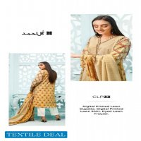 Gul Ahmed Malmal Digital Printed Three piece Unstitched Lawn Dress Pakistani Style