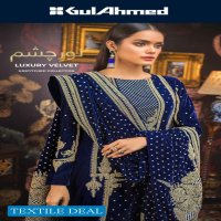 Gul Ahmed Noor-e-Chashm Wholesale Luxury Velvet Collection Catalog