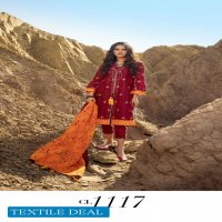 Gul Ahmed Roselene Unstitched Lawn Pakistani Suits