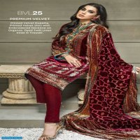 Gul Ahmed Velvet From The Colors Winter Set Wholesale Branded Pakistani Suits