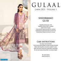 Gulaal Lawn 2021 Vol-1 Wholesale Branded Pakistani Dress