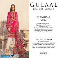 Gulaal Lawn 2021 Wholesale Lawn Embroidered Pakistani Dress