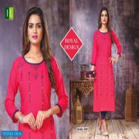 HIRWA PRESENT BARKHA VOL 6 RAYON SIMPLE SOBAR UNIQUE KURTI WHOLESALER