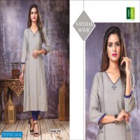 HIRWA PRESENT BARKHA VOL 6 RAYON SIMPLE SOBAR UNIQUE KURTI WHOLESALER