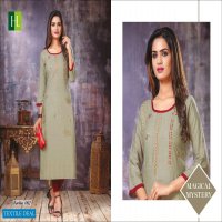 HIRWA PRESENT BARKHA VOL 6 RAYON SIMPLE SOBAR UNIQUE KURTI WHOLESALER