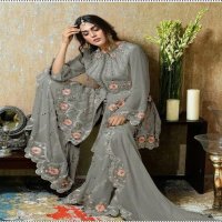 HOOR TEX NAFIZA COLOR GOLD VOL 15 GEORGETTE PAKISTANI SALWAR KAMEEZ