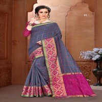 HOT LADY BY RANJNA SAREE SIFT COTTON CHECKS PATTERN EXCELLENT SAREE CATALOGS