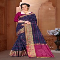 HOT LADY BY RANJNA SAREE SIFT COTTON CHECKS PATTERN EXCELLENT SAREE CATALOGS