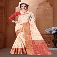 HOT LADY BY RANJNA SAREE SIFT COTTON CHECKS PATTERN EXCELLENT SAREE CATALOGS