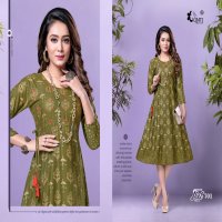 HOT SHOT VOL 7 BY KINTI RAYON SLUB LATEST CASUAL WEAR KURTI AT LOWEST RATE