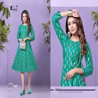 HOT SHOT VOL 7 BY KINTI RAYON SLUB LATEST CASUAL WEAR KURTI AT LOWEST RATE