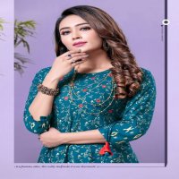 HOT SHOT VOL 7 BY KINTI RAYON SLUB LATEST CASUAL WEAR KURTI AT LOWEST RATE
