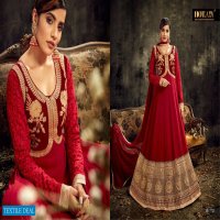 HOTLADY LAUNCH SAREENA 7721-7725 SERIES WEDDING AND FESTIVAL WEAR LONG GEORGETTE SILK SUITS