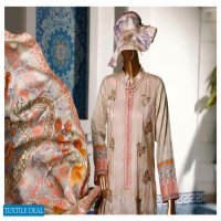 HZ Textile Premium Digital Embroidered Collection Wholesale branded Pakistani Salwar Suits