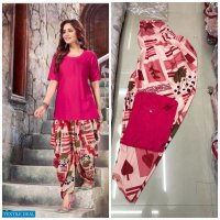 Har Bhole Creation Kurti and Dhoti Full Stitch Collection