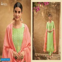 IBIZA LAUNCH BUNAI PURE SILK MINAKARI HEAVY DESIGNER STYLISH SALWAR SUITS WHOLESALER
