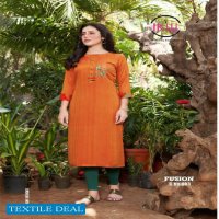 IKW Fusion Vol-2 Wholesale Long Work Kurtis Catalogs