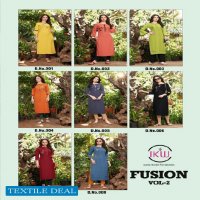 IKW Fusion Vol-2 Wholesale Long Work Kurtis Catalogs