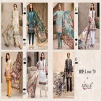 IRIS LAWN 20 BY RINAZ JAM SILK PAKISTANI DRESS WHOLESALER